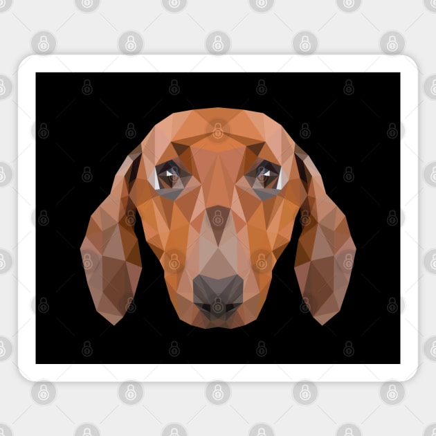 Dachshund Magnet by MKD